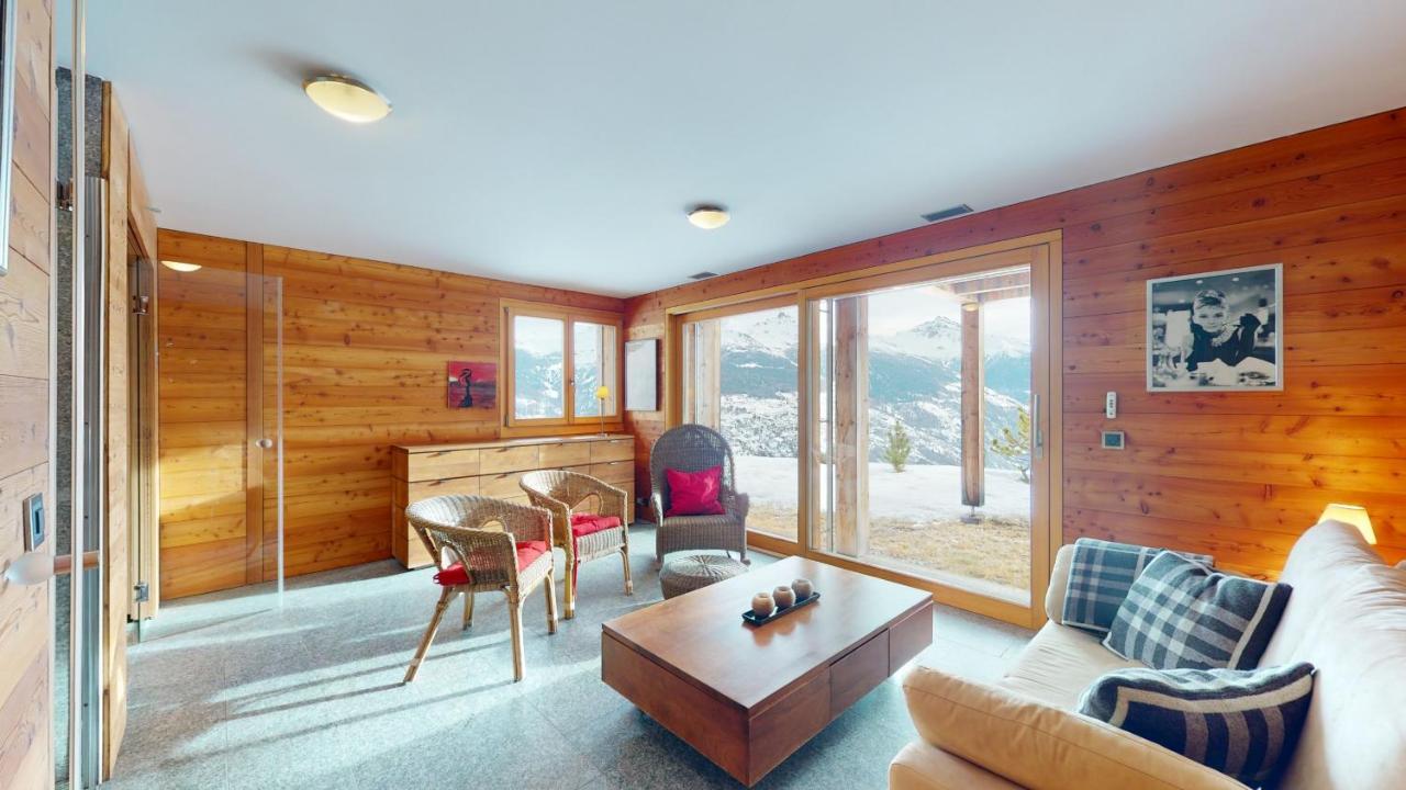 Etoiles Des Neiges Luxe & Jacuzzi Chalet 12 Pers By Alpvision Residences Heremence ภายนอก รูปภาพ